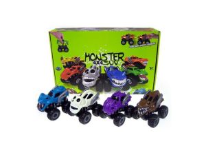 AUTO MONSTER DUŻE KOŁA 12CM NAPĘD KLX500-137