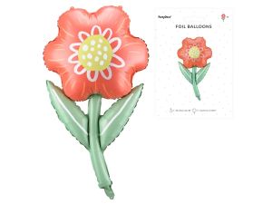 BALON FOLIOWY KWIATEK 53X96CM MIX PARTYDECO