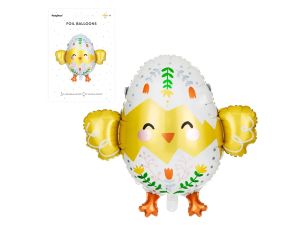 BALON FOLIOWY PISKLĘ 78,5X64,5CM MIX PARTYDECO