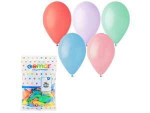 BALON G110 PASTEL 12" MIX MACARON 100SZT GODAN