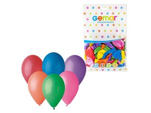 BALON G110 PASTEL 12" RÓŻNOKOLOROWY A'100 GODAN