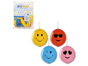 BALON GPBS1 PASTEL PIŁKI Z UŚMIECHAMI A'50 GODAN