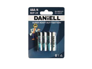 BATERIA DANIELL SUPER HEAVY DUTY R03 BLISTER A'4
