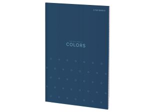 BLOK NOTATNIKOWY TOP COLORS A5 100K KRATKA NIEBIES