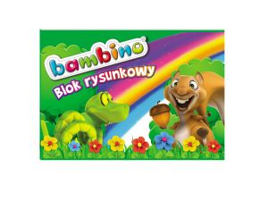 BLOK RYSUNKOWY A4 20 KARTEK BAMBINO