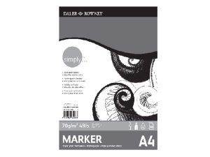 BLOK SIMPLY A4 MARKER PAD 40 ARK. 70G 