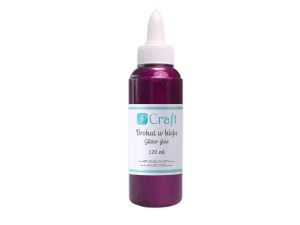 BROKAT W KLEJU 120 ML PURPLE DPBK-009