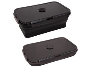 COOLPACK ŚNIADANIÓWKA SILIKONOWA 1200ML RPET BLACK