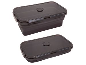 COOLPACK ŚNIADANIÓWKA SILIKONOWA 1200ML RPET GREY