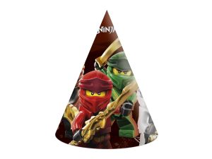 CZAPECZKI PAPIEROWE LEGO NINJAGO 6SZT GODAN