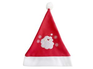 CZAPKA ŚWIĄTECZNA Z APLIKACJĄ MIKOŁAJA GODAN