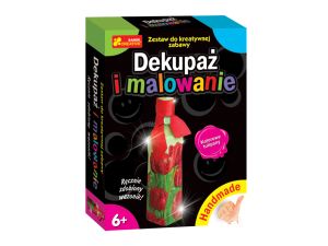 DEKUPAŻ I MALOWANIE KOLOROWE TULIPANY 