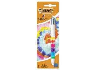 DŁUGOPIS 4 COLORUS DECOR TIE DYE BIC