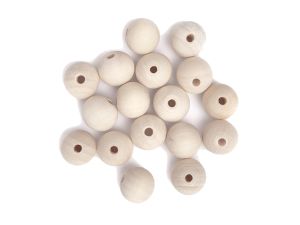 DREWNIANE KORALIKI KULKI 20MM 40G DALPRINT