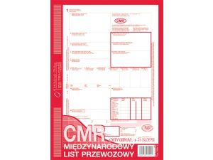 DRUK CMR MIĘDZYN. LIST PRZEWOZOWY (0+5K) M&P A4 800-3