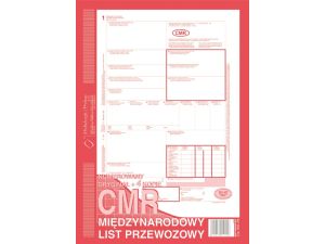 DRUK CMR MIĘDZYNARODOWY LIST PRZEWOZOWY NUMERYCZNY (O+4K) M&P 800-2N