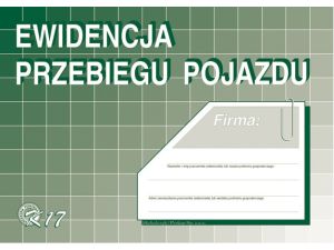 DRUK EWIDENCJA PRZEBIEGU POJAZDU BEZ KOSZTÓW M&P A5 K17