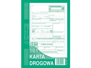 DRUK KARTA DROGOWA SAMOCHÓD OSOBOWY M&P A5 SM101 802-3