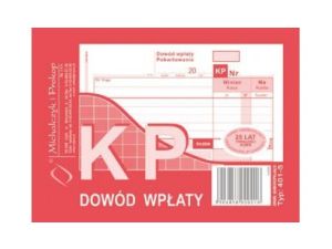 DRUK KP DOWÓD WPŁATY  WIELOKOPIA M&P A6 401-5