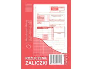 DRUK ROZLICZENIE ZALICZKI  M&P A6 409-5