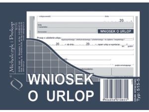 DRUK WNIOSEK O URLOP M&P A6/40  515-5