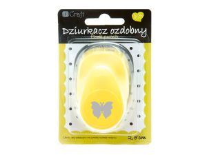 DZIURKACZ OZDOBNY 2,5 CM MOTYL 4 JCDZ-110-238