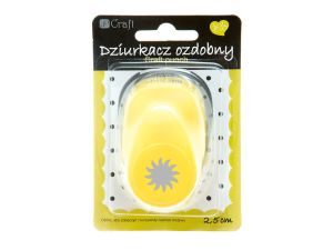 DZIURKACZ OZDOBNY 2,5 CM SŁOŃCE JCDZ-110-036