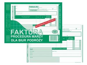 FAKTURA PROCEDURA MARŻY DLA BIUR PODRÓŻY 194-3E A5