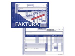 FAKTURA VAT A-5 WIELOKOPIA 100-3-E