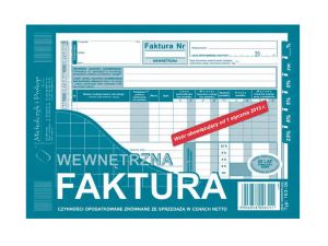 FAKTURA WEWNĘTRZNA NETTO A-5 163-3-E