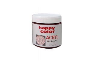 FARBA AKRYLOWA 250 ML BRĄZOWY HAPPY COLOR