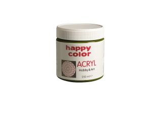 FARBA AKRYLOWA 250 ML CIEMNA OLIWKA HAPPY COLOR