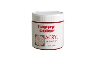 FARBA AKRYLOWA 250 ML CIEMNOCZERWONY HAPPY COLOR