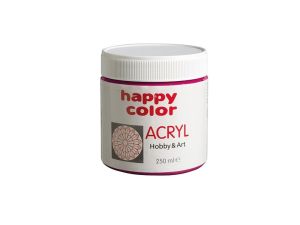 FARBA AKRYLOWA 250 ML CIEMNORÓŻOWY HAPPY COLOR