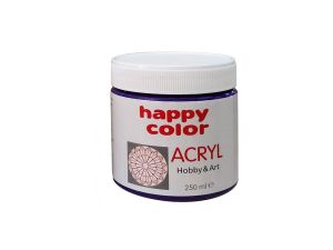 FARBA AKRYLOWA 250 ML FIOLETOWY HAPPY COLOR