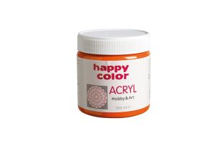FARBA AKRYLOWA 250 ML POMARAŃCZOWY HAPPY COLOR