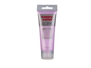 FARBA AKRYLOWA 75 ML RÓŻOWY METALIK HAPPY COLOR
