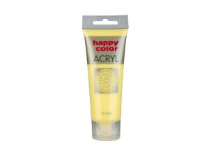 FARBA AKRYLOWA 75 ML ŻÓŁTY PASTELOWY HAPPY COLOR
