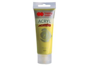 FARBA AKRYLOWA 75ML ZIELONE ZŁOTO METALIK