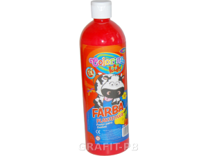 FARBA KIDS COLORINO CZERWONA 0,5L