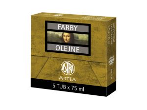 FARBA OLEJNA 75 ML BIEL CYNKOWA ASTRA 