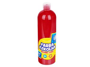 FARBA SZKOLNA ASTRA 500ML CZERWONA 