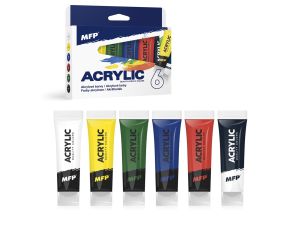 FARBY AKRYLOWE ZESTAW 6X75ML