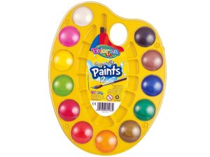 FARBY AKWARELOWE KIDS COLORINO PALETKA 12 KOLORÓW