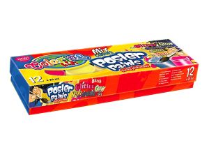 FARBY PLAKATOWE MIX 12 KOLORÓW 20ML COLORINO