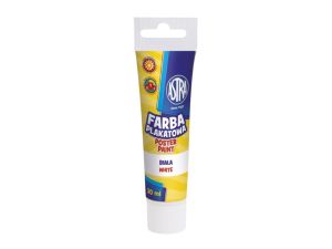 FARBY PLAKATOWE W TUBACH 30ML  BIAŁA