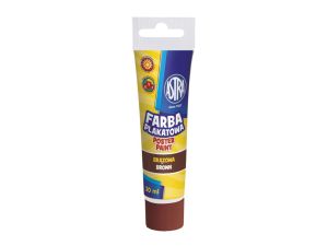 FARBY PLAKATOWE W TUBACH 30ML  BRĄZOWA    