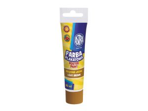 FARBY PLAKATOWE W TUBACH 30ML JASNY BRĄZ