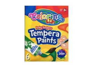 FARBY TEMPERY W TUBACH 6 KOLORÓW COLORINO