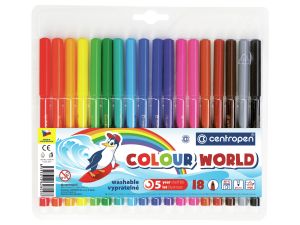 FLAMASTER CENTROPEN COLOUR WORLD 18 SZTUK